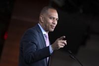 Jeffries rips weak GOP for 'running scared' from Epstein vote