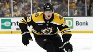 Morgan Geekie Shines As Bruins Struggle This Season