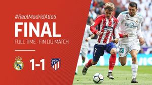 Real Madrid And Atletico Battle To 1-1 Draw