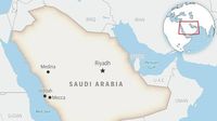 Amusement park ride in Saudi Arabia collapses and injures more than 20 people