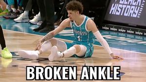 LaMelo Ball Injures Ankle Against Lakers