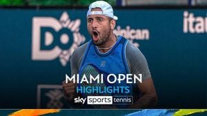 Kyrgios Wins First Match In Nearly Two Years At Miami Open