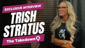 WWE Celebrates Trish Stratus' 25th Anniversary With Title Belt And Return