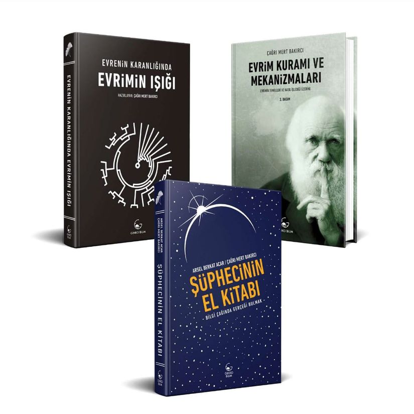 'Evrim Kuramı ve Mekanizmaları' ve '50 Soruda Evrim' kitaplarının yazarı, 'Şüphecinin El Kitabı' kitabının eş yazarı, 'Evrenin Karanlığında Evrimin Işığı' kitabının yazar ve editörüdür.