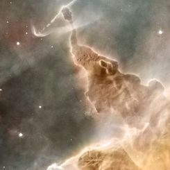 Dust Pillar of the Carina Nebula