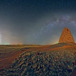 Geometer's Playground Over Wyoming