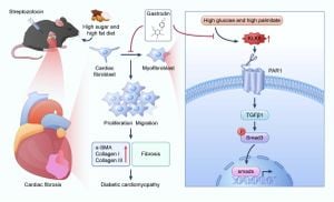 New Insights Into Diabetic Cardiomyopathy Provided By Protein Interactions