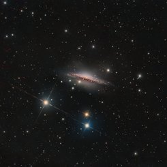 Portrait of NGC 1055