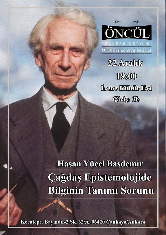 Hasan Yücel Başdemir - Çağdaş Epistemolojide Bilginin Tanımı Sorunu