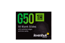 Levenhuk G50 1H Tek Boşluklu Boş Slaytlar, 50 adet