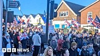 Thousands march against Crowborough asylum seeker plan