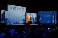 ‘God save whoever messes with Boston’: Mayor Michelle Wu delivers third annual State of the City Address - The Huntington News