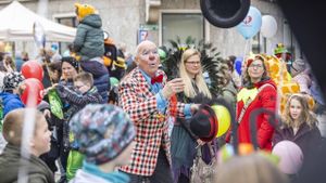 Hallein Old Town Comes Alive For Faschingsdienstag