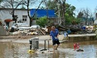 Northern China flash flood kills 10