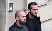 Andrew Tate & Tristan Tate return to Romania to face human trafficking charges and 'prove innocent men don't run from anything' | The Express Tribune