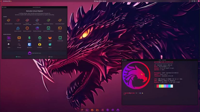 Garuda Kde Dragon Dağıtımı