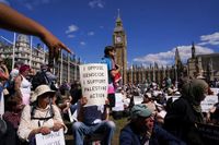 London police say 67 charged for backing banned anti-Israel group Palestine Action