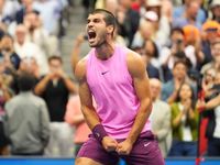 Alcaraz beats Sinner to win second US Open – updates