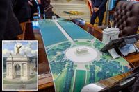 Trump shares rendering of massive stone monument for DC to mark America’s 250th birthday