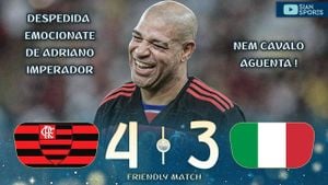 Adriano Imperador Says Farewell At Maracanã