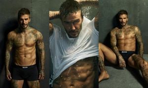 David Beckham Launches Boss One Underwear Campaign