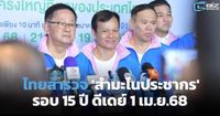 ไทยสำรวจสำมะโนประชากร รอบ 15 ปี ดีเดย์ 1 เม.ย.68