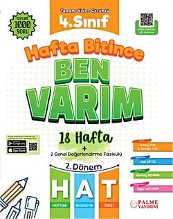 PALME 4.SINIF HAFTA BİTİNCE BEN VARIM (18 HAFTA) (2.DÖNEM)