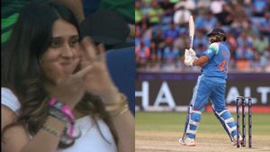 Rohit Sharma's Six Leaves Wife Ritika Overjoyed