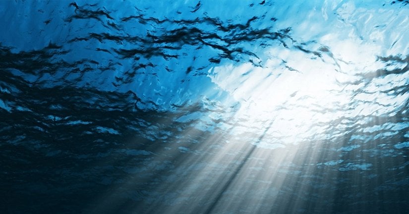 Su içerisinde ışık...