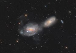 NGC 3169 Çözülüyor