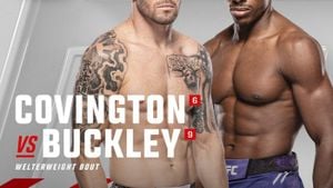 Colby Covington Clashes With Joaquin Buckley At UFC Fight Night