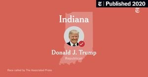 Trump Claims Victory In Indiana Presidential Race