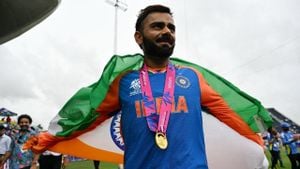 Virat Kohli Sets ODI Milestone During Champions Trophy