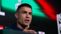 Cristiano Ronaldo reageert glashelder op imitatie van Rasmus Højlund tijdens duel met Portugal | Voetbalzone