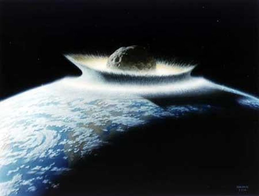 Bir artistin gözünden meteor çarpması...