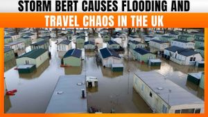 Storm Bert Floods Towns And Disrupts Lives