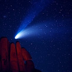  Comet Hale-Bopp Over Indian Cove 