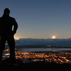 Andes Sunset Eclipse