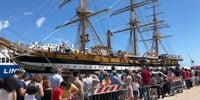 L’Amerigo Vespucci a Palermo dall’8 all’11 maggio: visite a bordo e fanfare in banchina