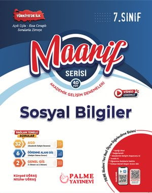 Palme 7.Sınıf Maarif Sosyal Bilgiler Akademik Gelişim Denemeleri (40 Fasikül)
