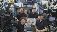 NASA astronauts celebrate Thanksgiving with Russian cranberry sauce