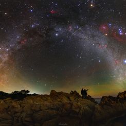 Sardinia’dan Bir Gece Göğü Manzarası