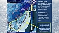 Widespread snow totals of 2 to 5 inches in N.J. forecast today from 2nd weekend storm