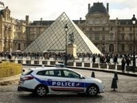 Suspects arrested over the theft of crown jewels from Paris' Louvre museum