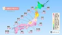 桜開花予想2025年　西日本・東日本は平年並かやや遅く、北日本は平年より早い開花時期に(1/2)｜ウォーカープラス