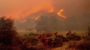 Destructive Wildfires Rage Across Southern California