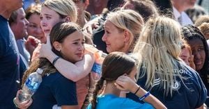 Community Gathers To Honor Harper Moyski At Lake Harriet