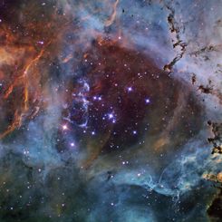 NGC 2244: Rozet Bulutsusu’ndaki Yıldız Kümesi