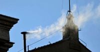 White smoke emerges, signalling new pope is elected