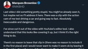 Marques Brownlee Apologizes For Speeding Incident